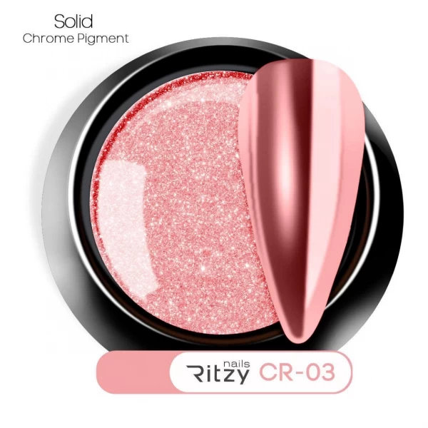 Ritzy Solid Chrome Pigment - CR03