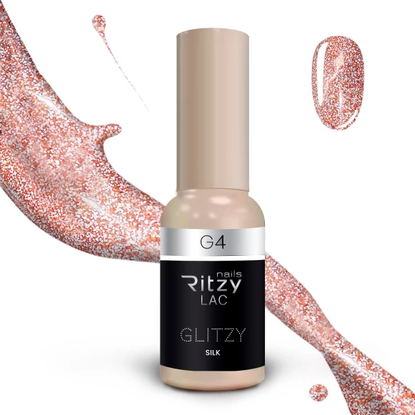 Ritzy Lac 9ml - Glitzy - Silk G4