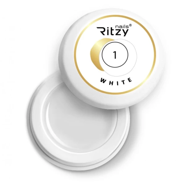 Ritzy Nails Gel Paint - White 01