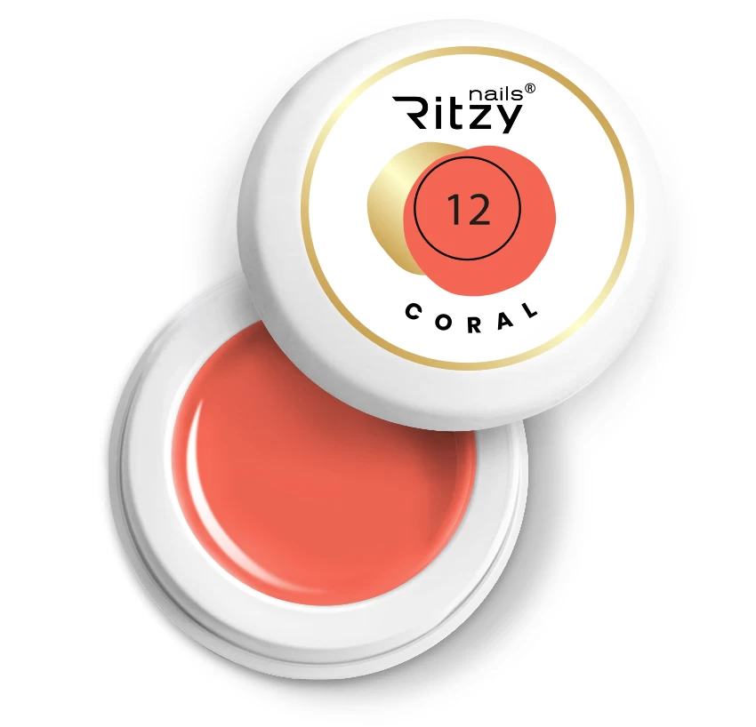 Ritzy Nails Gel Paint - Coral 12