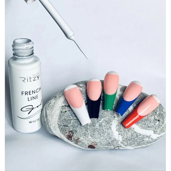 Ritzy French Line Gel 7ml - White
