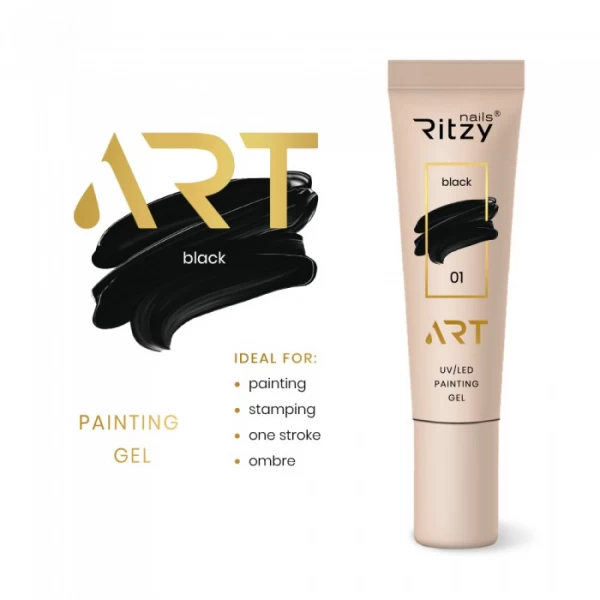 Ritzy Art Gel - No.1 Black