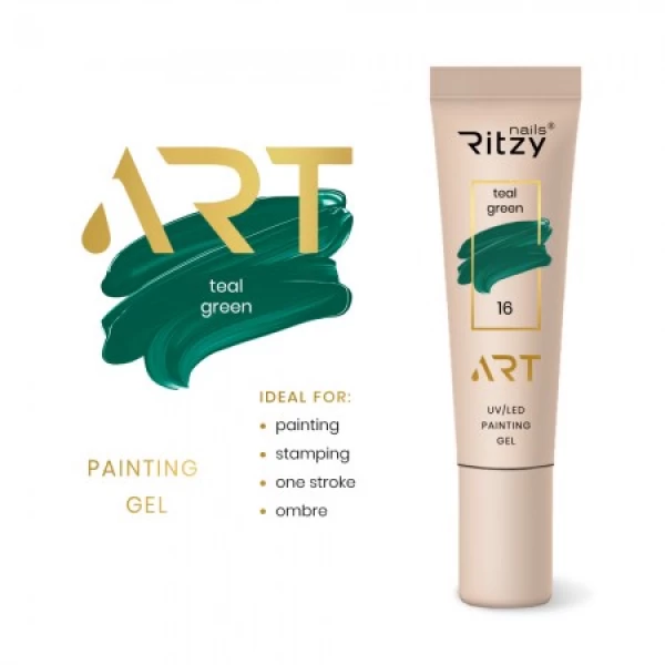 Ritzy Art Gel - No.16 Teal Green