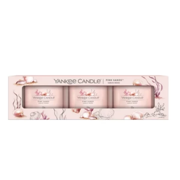 Mini Candles x3 - Pink Sands