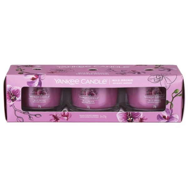 Mini Candles x3 - Wild Orchid