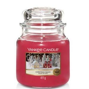 Yankee Candle Gift Set 411g Peppermint Pinwheels Candle + 411g Snow Globe  Wonderland Candle