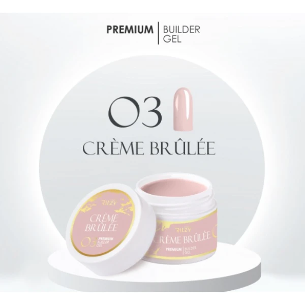 Ritzy PREMIUM builder gel CREME BRULEE 03 45ml